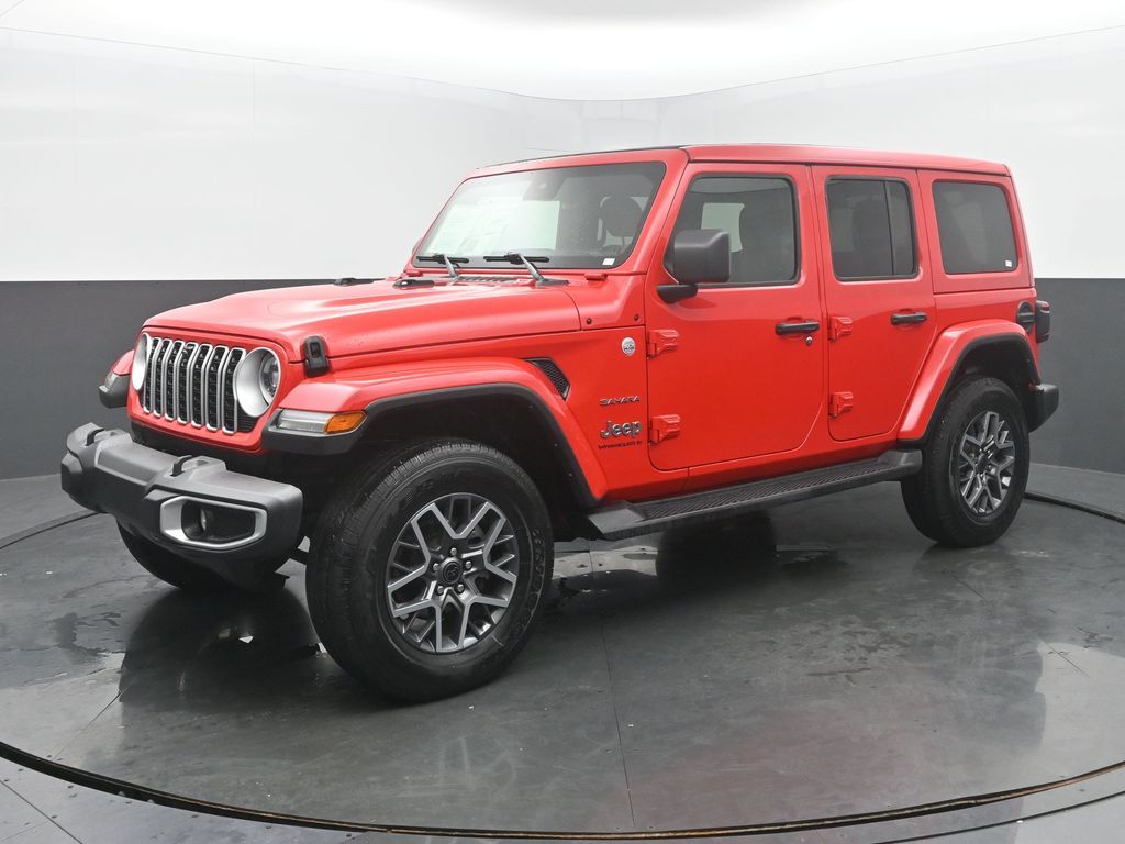 Firecracker Red Clearcoat 2024 Jeep Wrangler SUV / Crossover Four-Wheel Drive 8-Speed Automatic