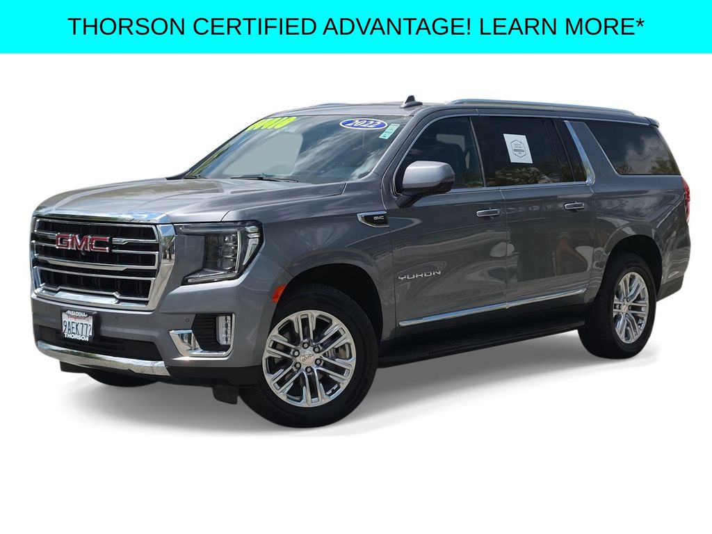 Gray (Steel Metallic) 2022 GMC Yukon XL SUV / Crossover Four-Wheel Drive
