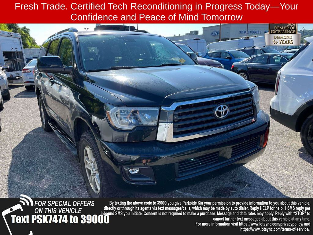 Midnight Black Metallic 2022 Toyota Sequoia SUV / Crossover Four-Wheel Drive 6-Speed Automatic