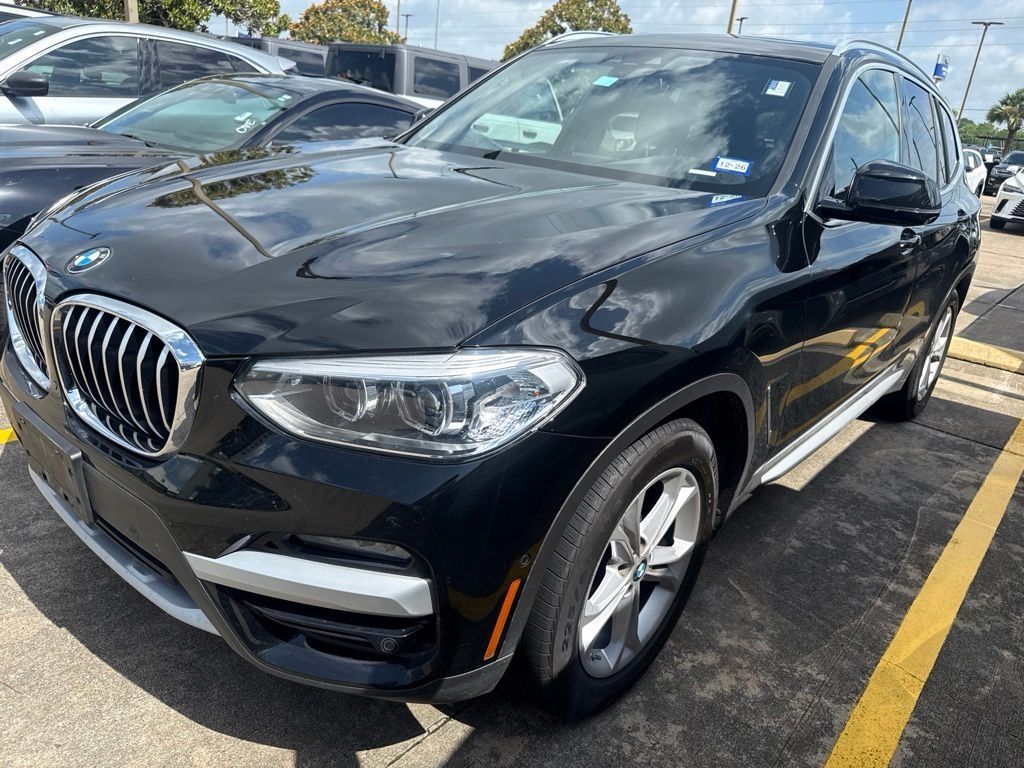 Jet Black 2021 BMW X3 SUV / Crossover Rear-Wheel Drive 8-Speed Automatic