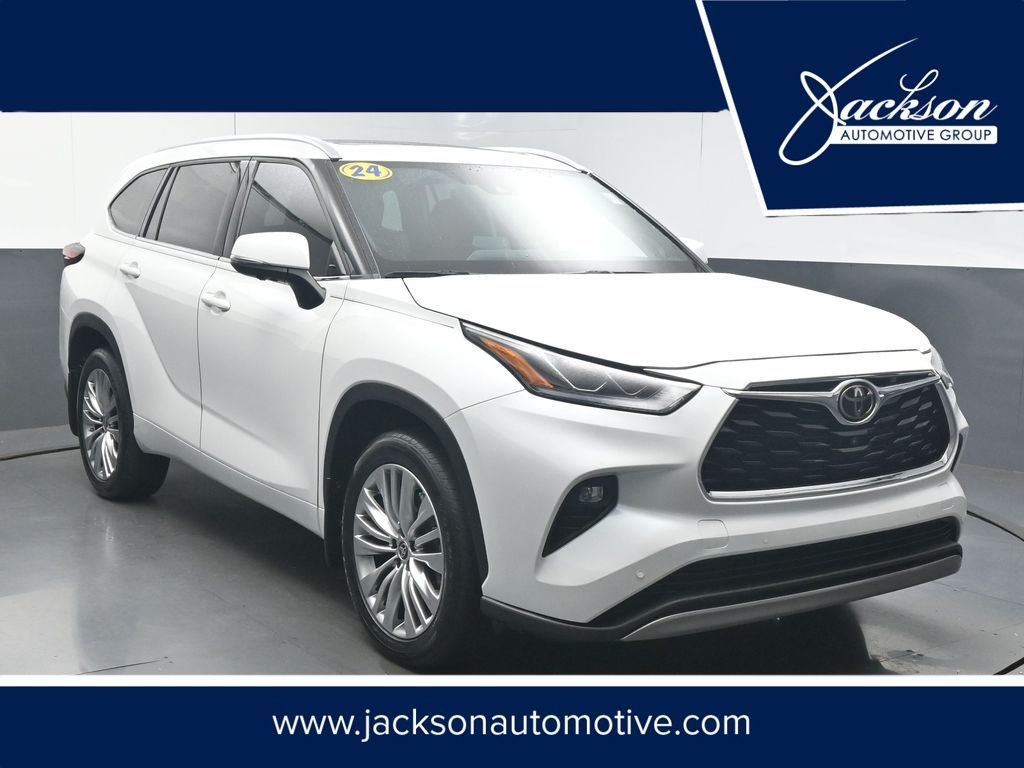 White (Wind Chill Pearl) 2024 Toyota Highlander SUV / Crossover Front-Wheel Drive 8-Speed Automatic
