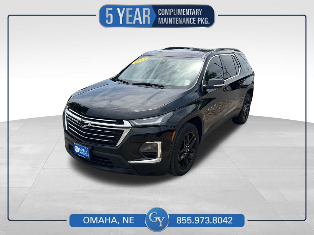 Mosaic Black Metallic 2023 Chevrolet Traverse SUV / Crossover Four-Wheel Drive 9-Speed Automatic