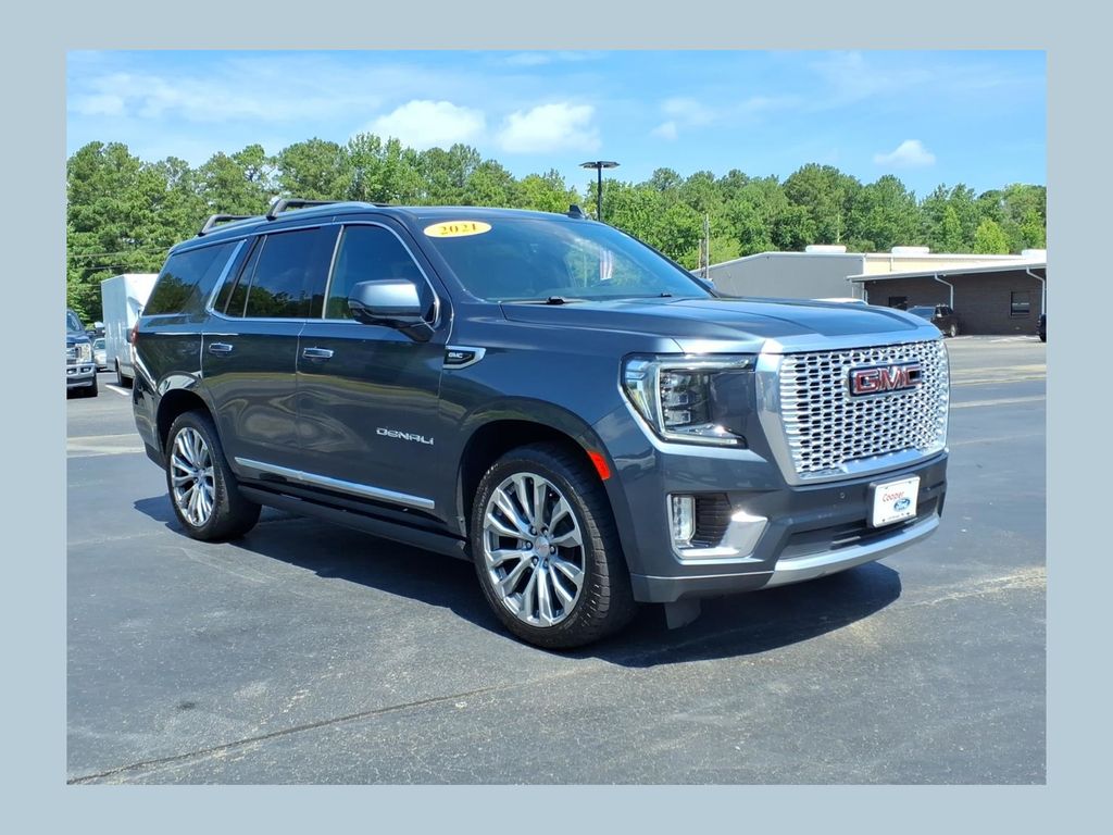Gray (Dark Sky Metallic) 2021 GMC Yukon SUV / Crossover Four-Wheel Drive 