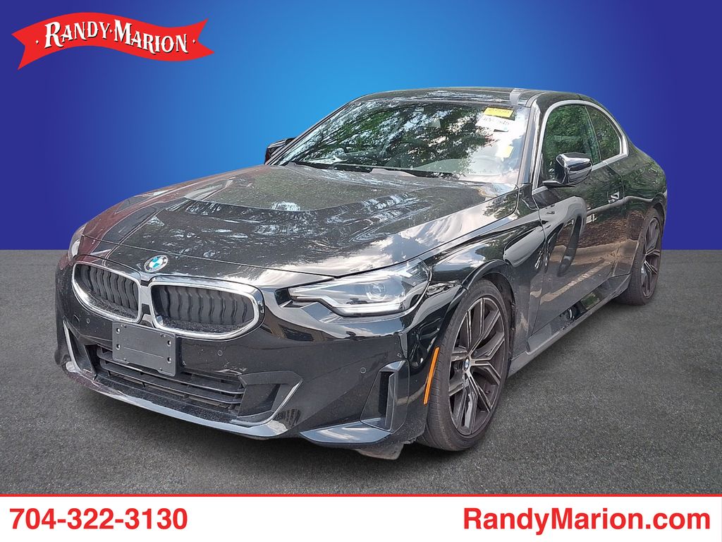 Jet Black 2022 BMW 2 Series Coupe Rear-Wheel Drive 8-Speed Automatic