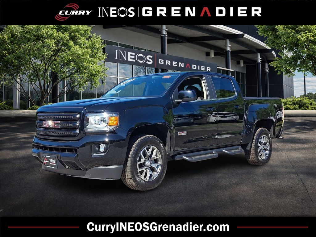 Onyx Black 2020 GMC Canyon All Terrain Crew Cab 4WD with Cloth Pickup Truck Four-Wheel Drive 8-Speed Automatic