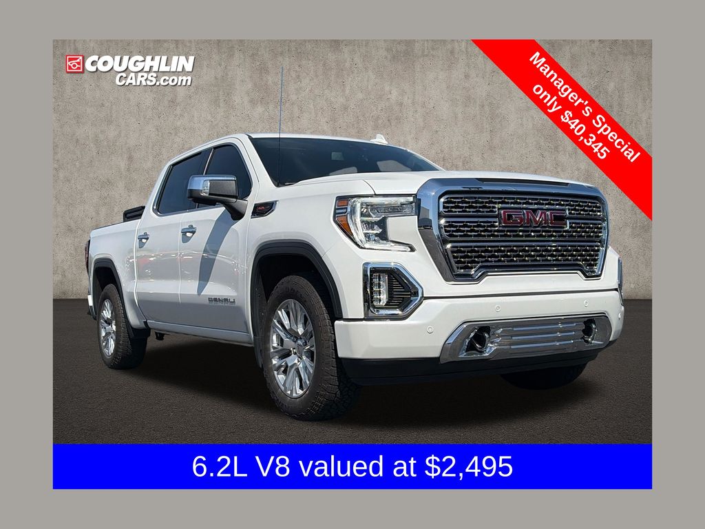 White Frost Tricoat 2022 GMC Sierra 1500 Limited Denali Crew Cab 4WD Pickup Truck Four-Wheel Drive Automatic