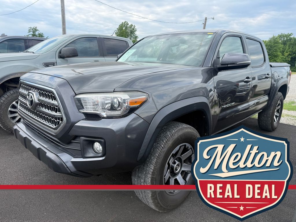 Magnetic Gray Metallic 2017 Toyota Tacoma Pickup Truck Four-Wheel Drive 6-Speed Automatic