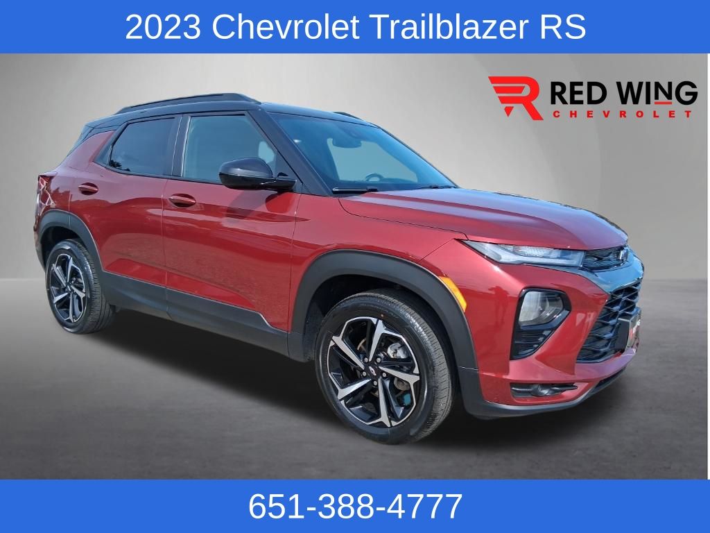 Red (Crimson Metallic) 2023 Chevrolet Trailblazer SUV / Crossover Four-Wheel Drive 9-Speed Automatic
