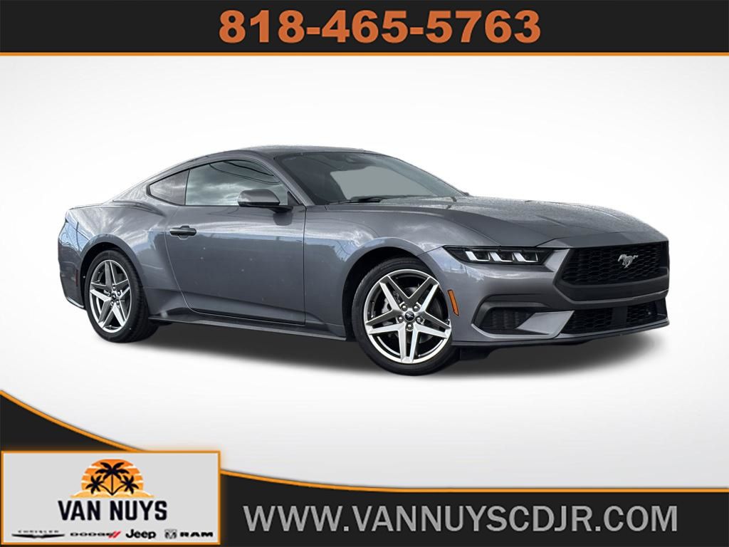 Gray Metallic 2024 Ford Mustang EcoBoost Premium Fastback RWD Coupe Rear-Wheel Drive Automatic