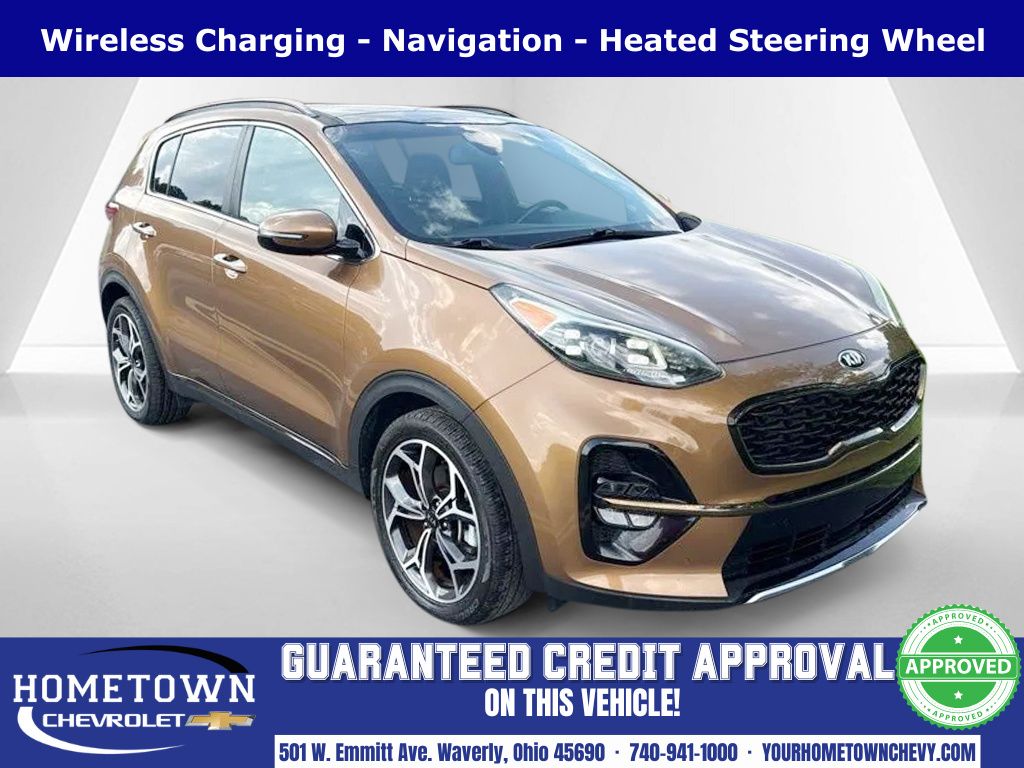 Red (Burnished Copper) 2021 Kia Sportage SX Turbo FWD SUV / Crossover Front-Wheel Drive 6-Speed Automatic Overdrive