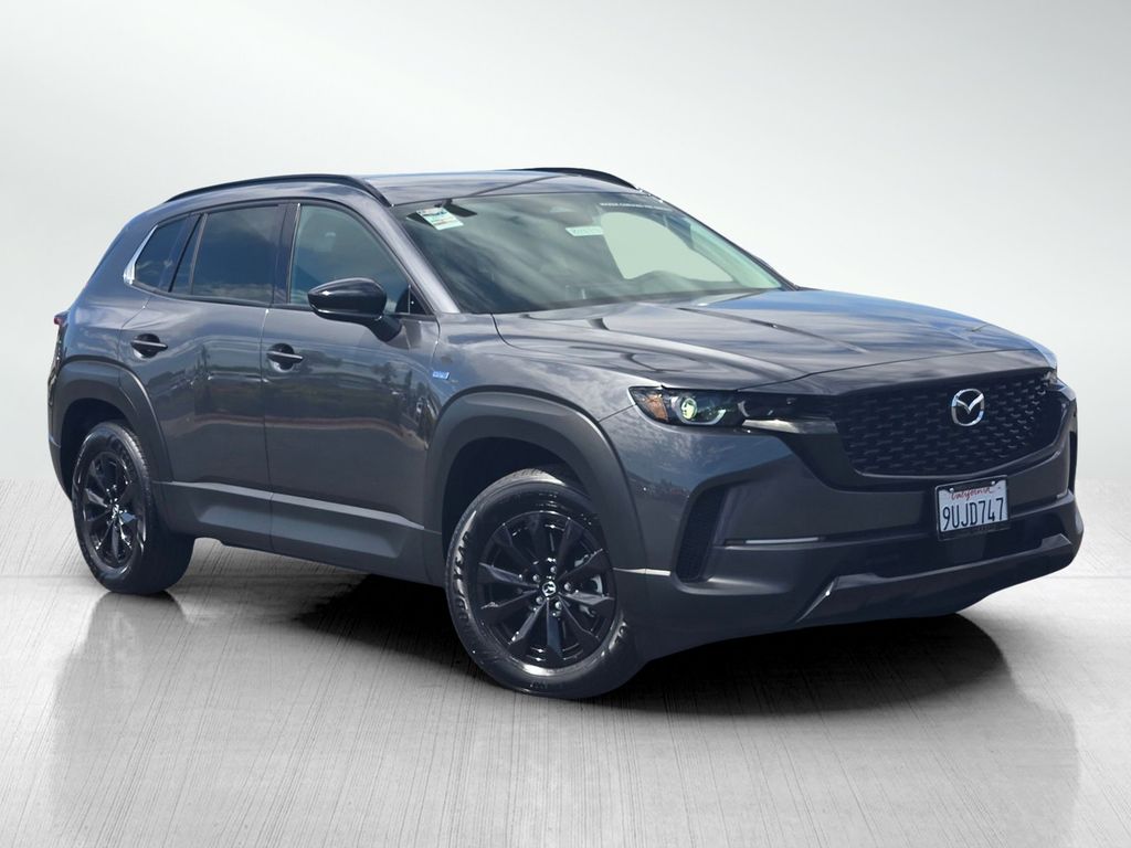 Machine Gray 2025 Mazda CX-50 Hybrid Premium AWD SUV / Crossover All-Wheel Drive Continuously Variable Transmission