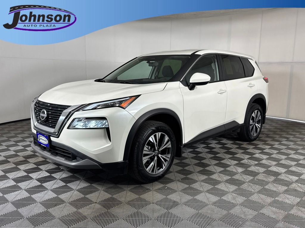 Pearl White Tricoat 2023 Nissan Rogue SUV / Crossover All-Wheel Drive Continuously Variable Transmission