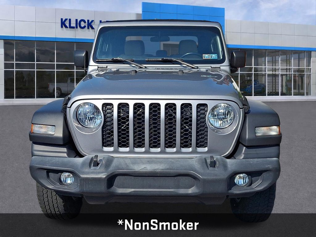 2020 Jeep Gladiator Sport Silver at Klick Lewis Buick Chevrolet