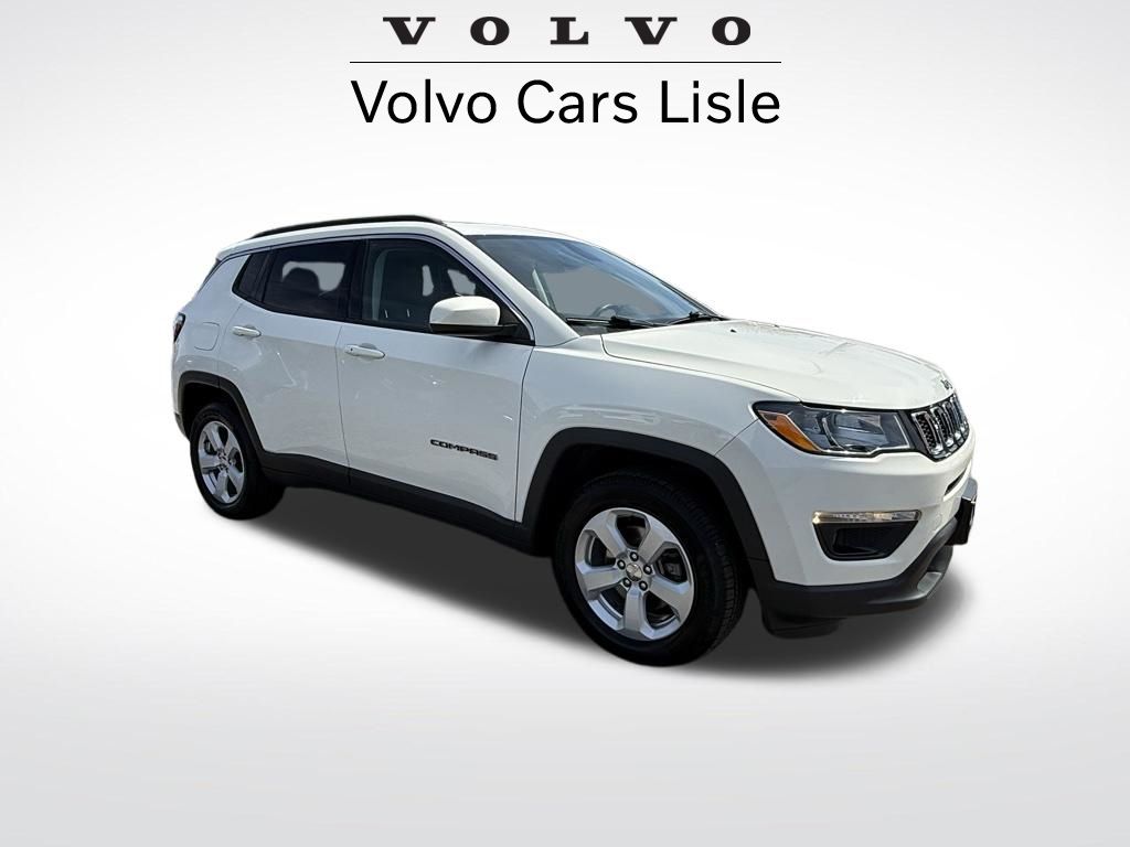 White Clearcoat 2019 Jeep Compass SUV / Crossover Four-Wheel Drive 9-Speed Automatic