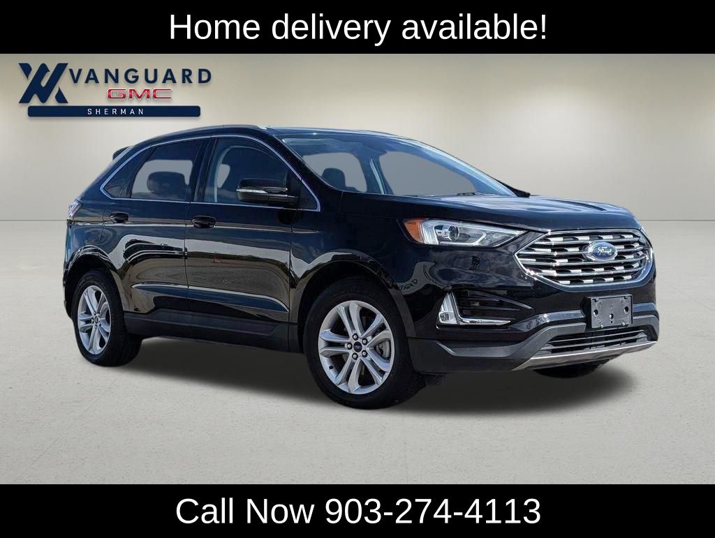 Black 2020 Ford Edge SEL FWD SUV / Crossover Front-Wheel Drive 8-Speed Automatic