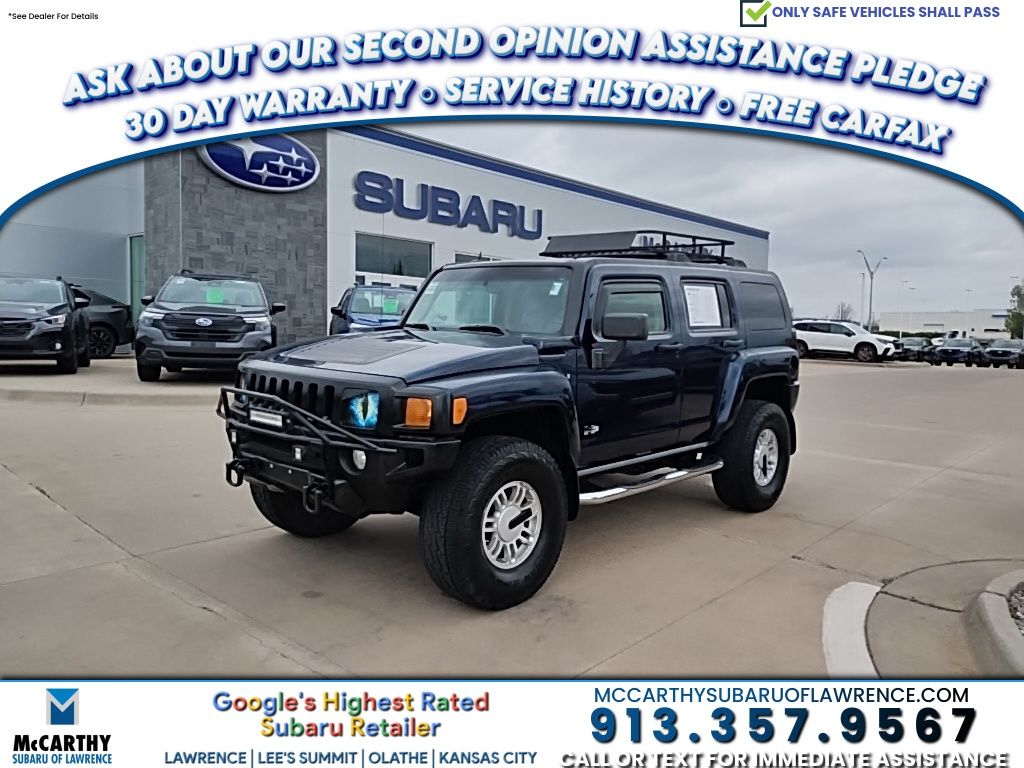 Midnight Blue 2008 Hummer H3 Base SUV / Crossover Four-Wheel Drive 4-Speed Automatic Overdrive