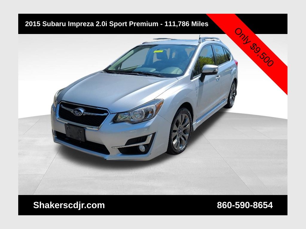 2015 Subaru Impreza Plata (Ice Silver Metallic) Hatchback Tracción en las cuatro ruedas Transmisión variable continua