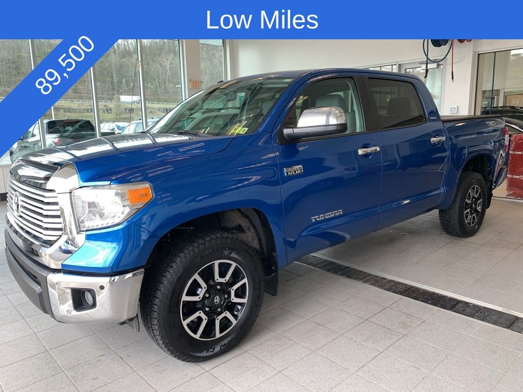 Used 2017 Blue Toyota Limited image 2