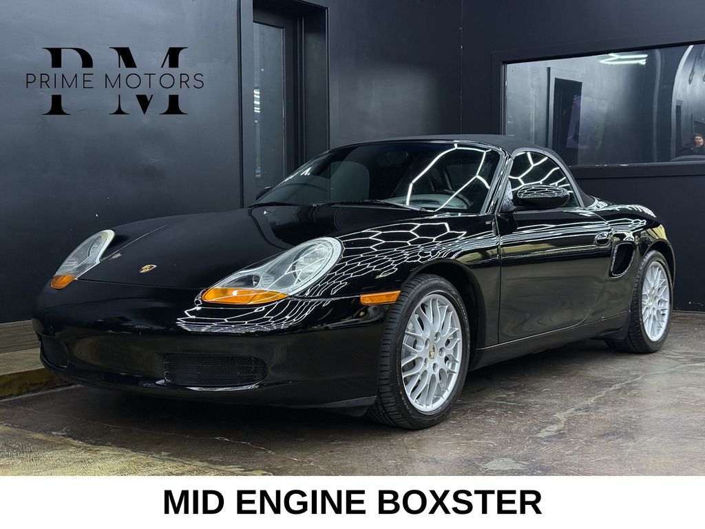 Black 2002 Porsche Boxster Convertible Rear-Wheel Drive 5-Speed Manual