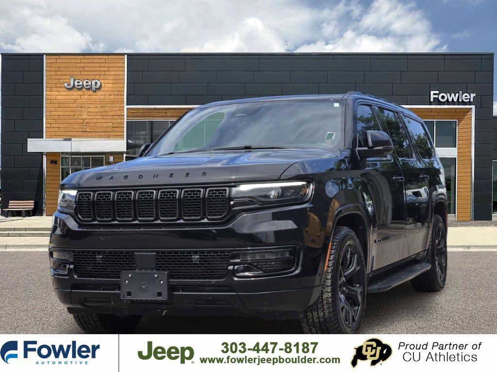 Diamond Black Crystal Pearlcoat 2024 Jeep Wagoneer L Series II 4WD SUV / Crossover Four-Wheel Drive 8-Speed Automatic