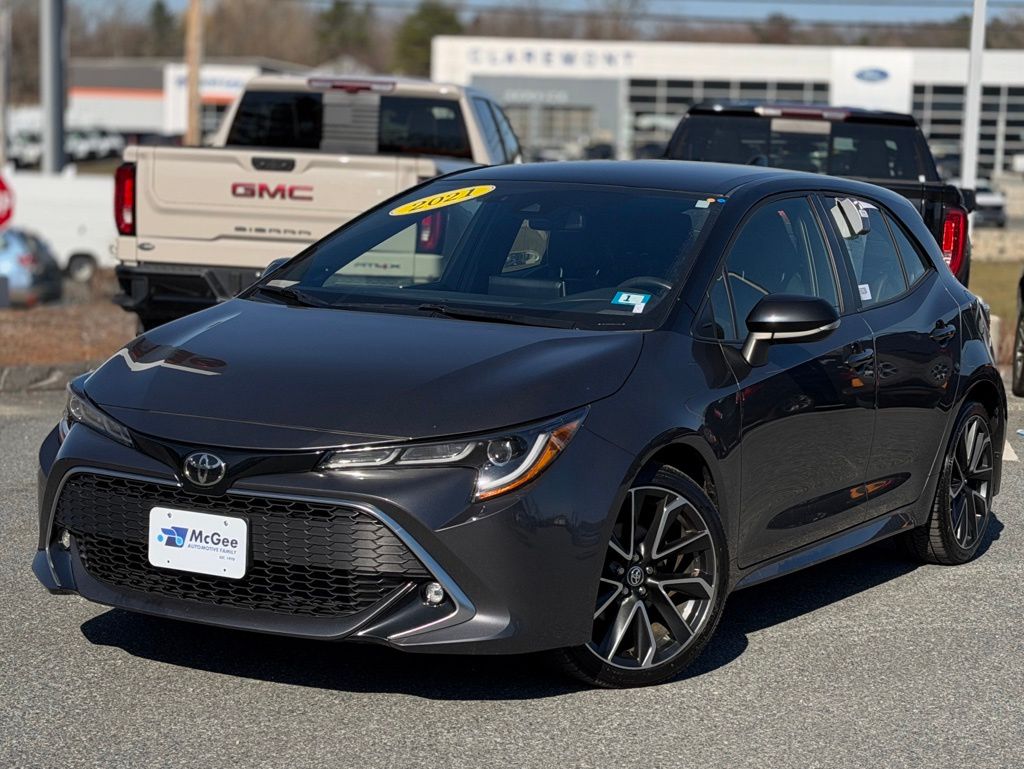 Magnetic Gray Metallic 2021 Toyota Corolla Hatchback XSE FWD Hatchback Front-Wheel Drive Continuously Variable Transmission