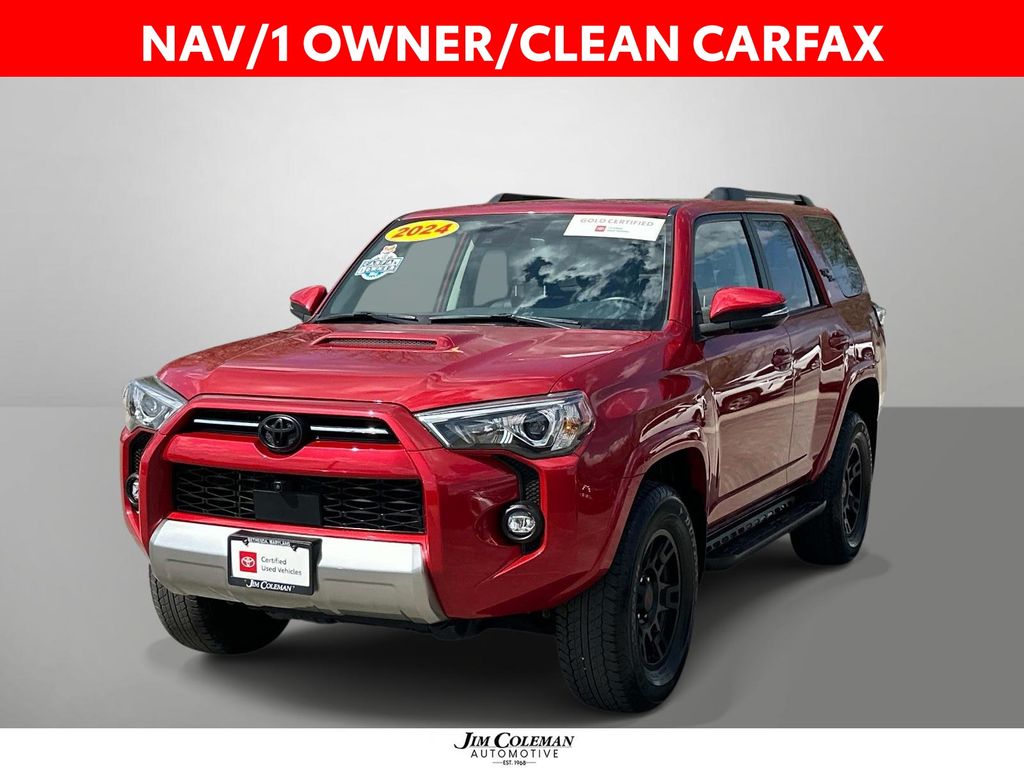 Barcelona Red Metallic 2024 Toyota 4Runner TRD Off-Road Premium 4WD SUV / Crossover Four-Wheel Drive 5-Speed Automatic