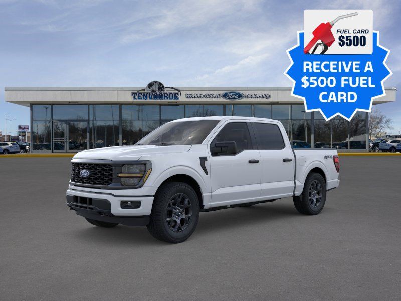 Oxford White 2026 Ford F-150 STX SuperCrew 4WD Pickup Truck Four-Wheel Drive Automatic
