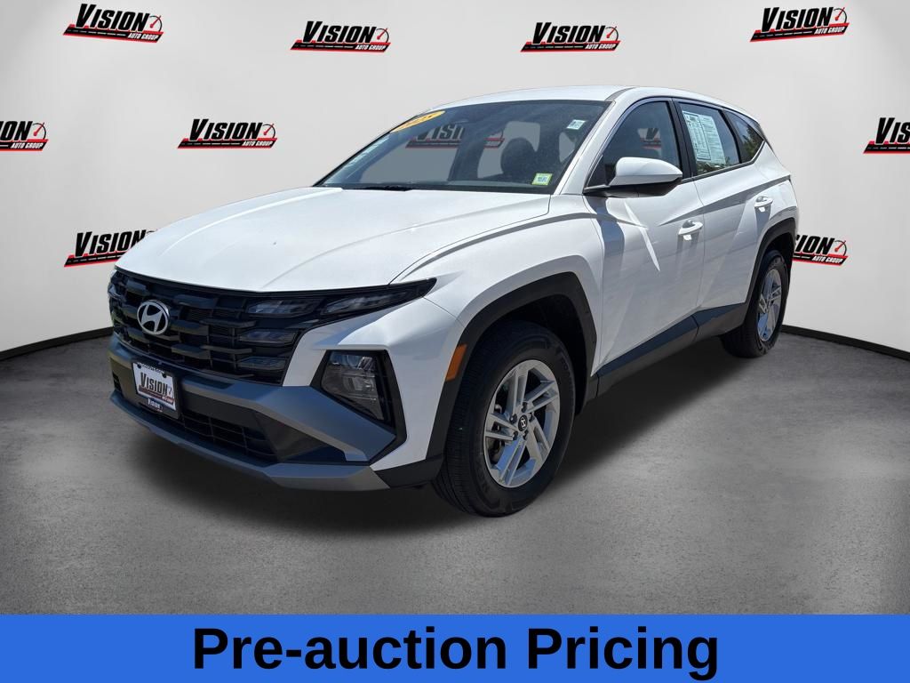 White Pearl 2025 Hyundai Tucson SUV / Crossover All-Wheel Drive 8-Speed Automatic