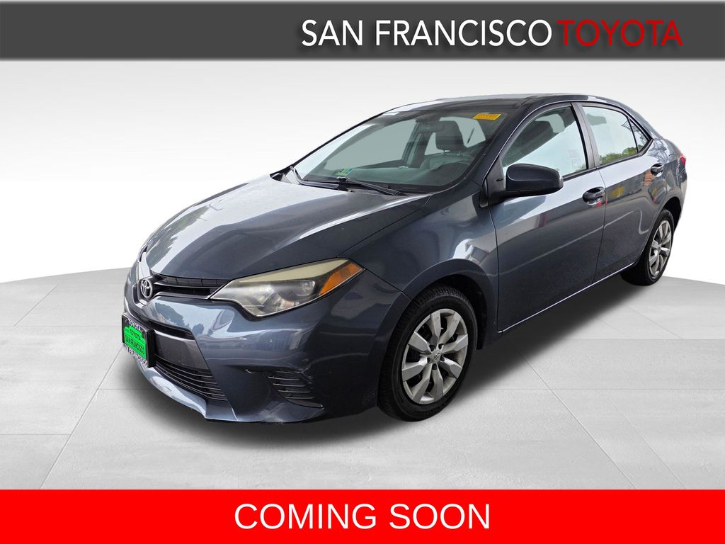 Slate Metallic 2015 Toyota Corolla Sedan Front-Wheel Drive Continuously Variable Transmission