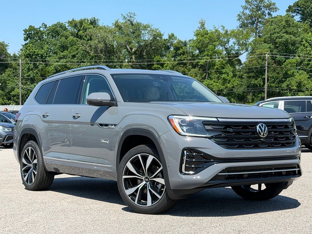 Pure Gray 2026 Volkswagen Atlas SEL Premium R-Line 4Motion SUV / Crossover All-Wheel Drive 8-Speed Automatic