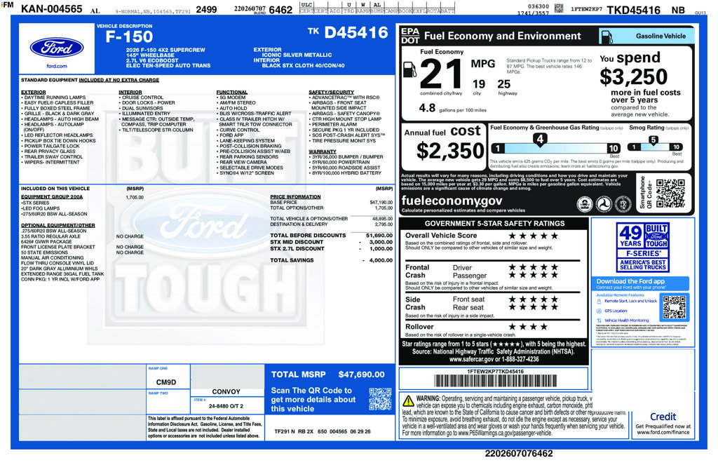 New 2026 Silver Ford STX image 4
