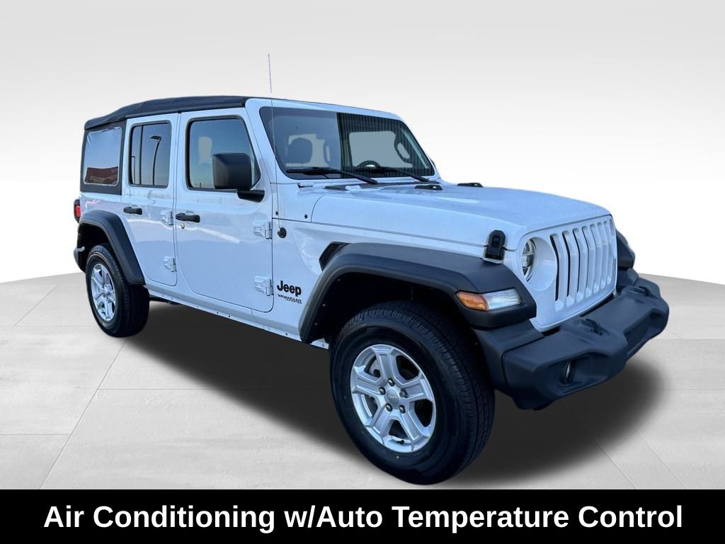 Used 2022 White Jeep Unlimited Sport S image 9