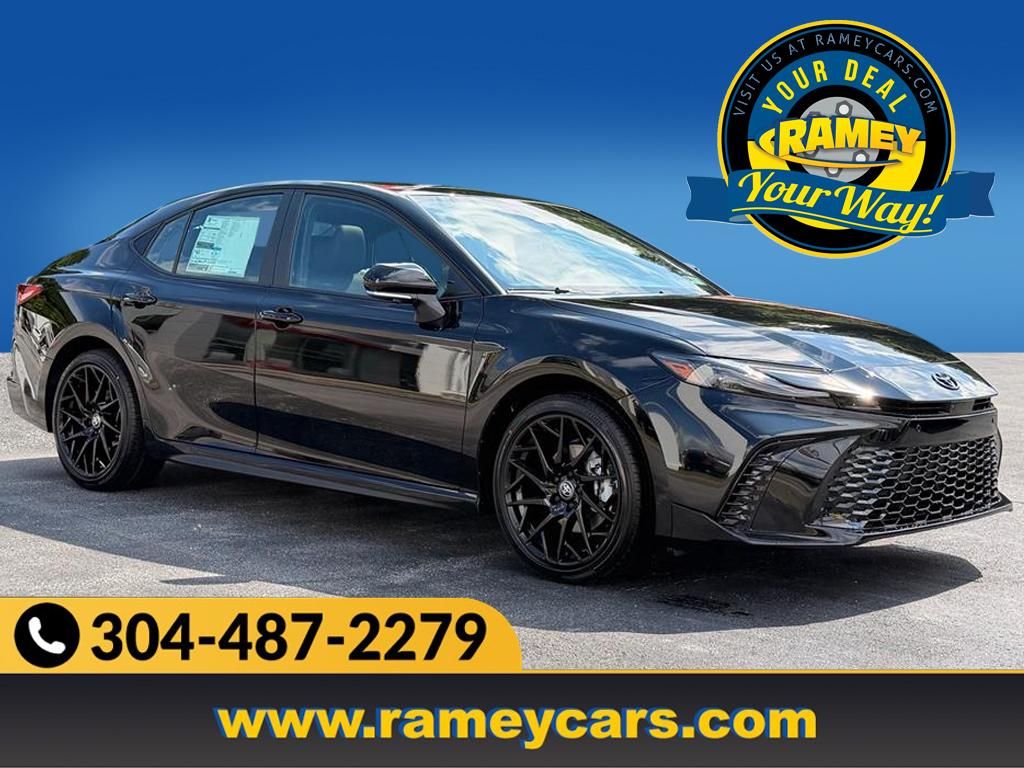 Midnight Black Metallic 2026 Toyota Camry Sedan All-Wheel Drive Continuously Variable Transmission