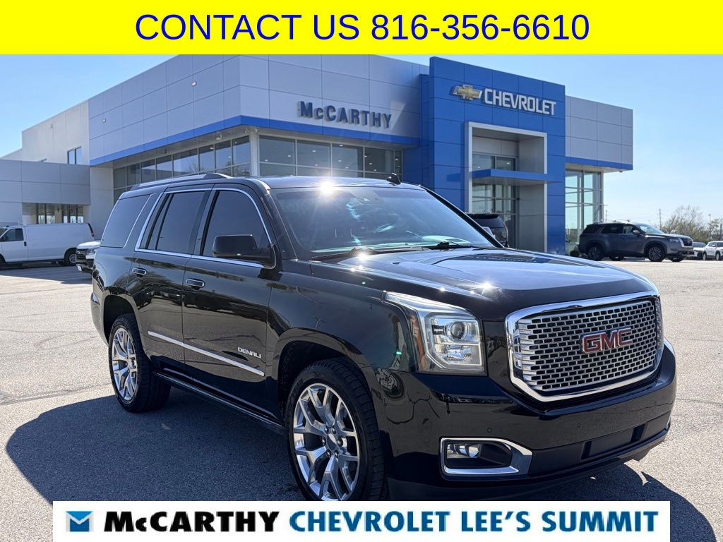 Onyx Black 2015 GMC Yukon Denali 4WD SUV / Crossover Four-Wheel Drive 6-Speed Automatic Overdrive