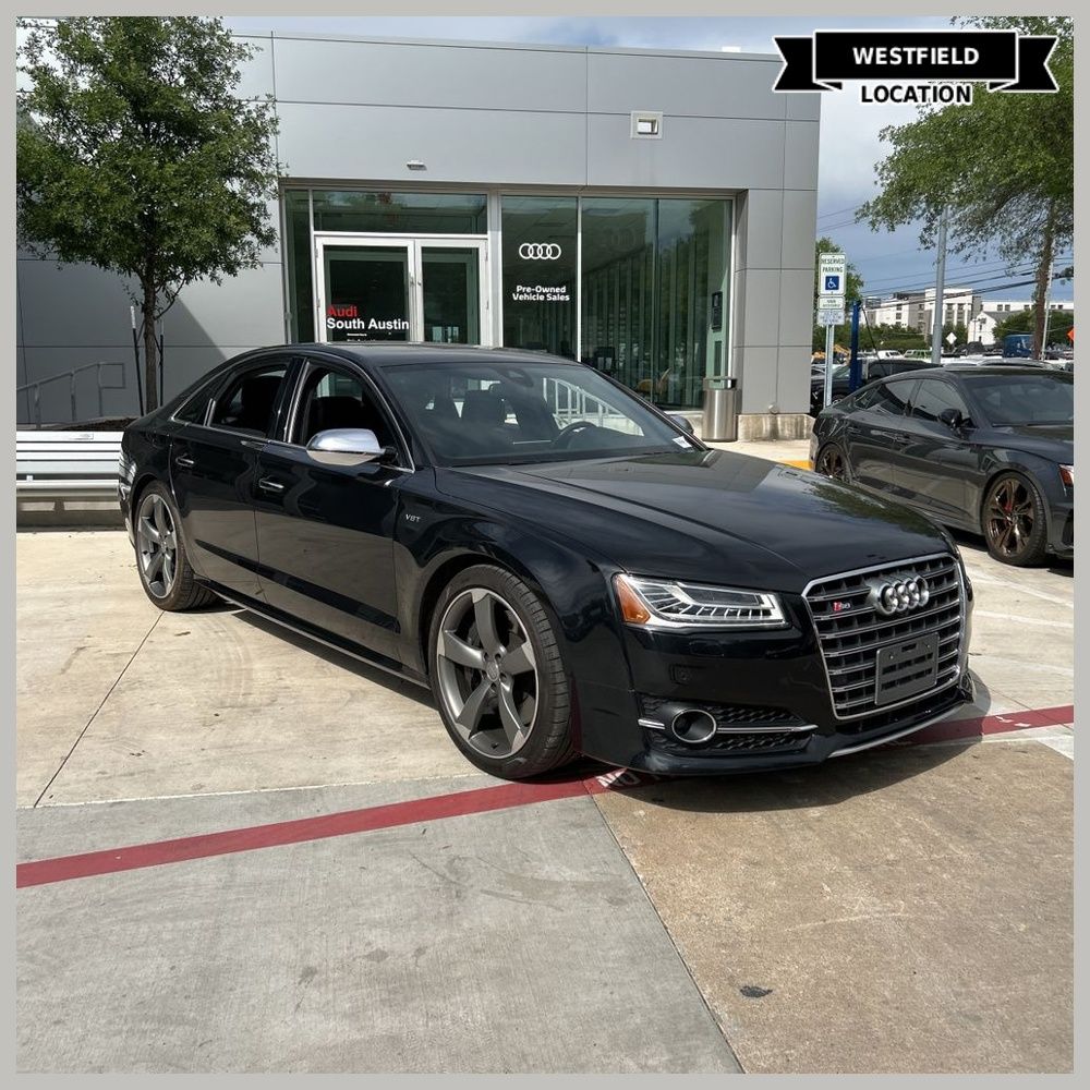 Black 2015 Audi S8 4.0T quattro Sedan All-Wheel Drive 8-Speed Automatic