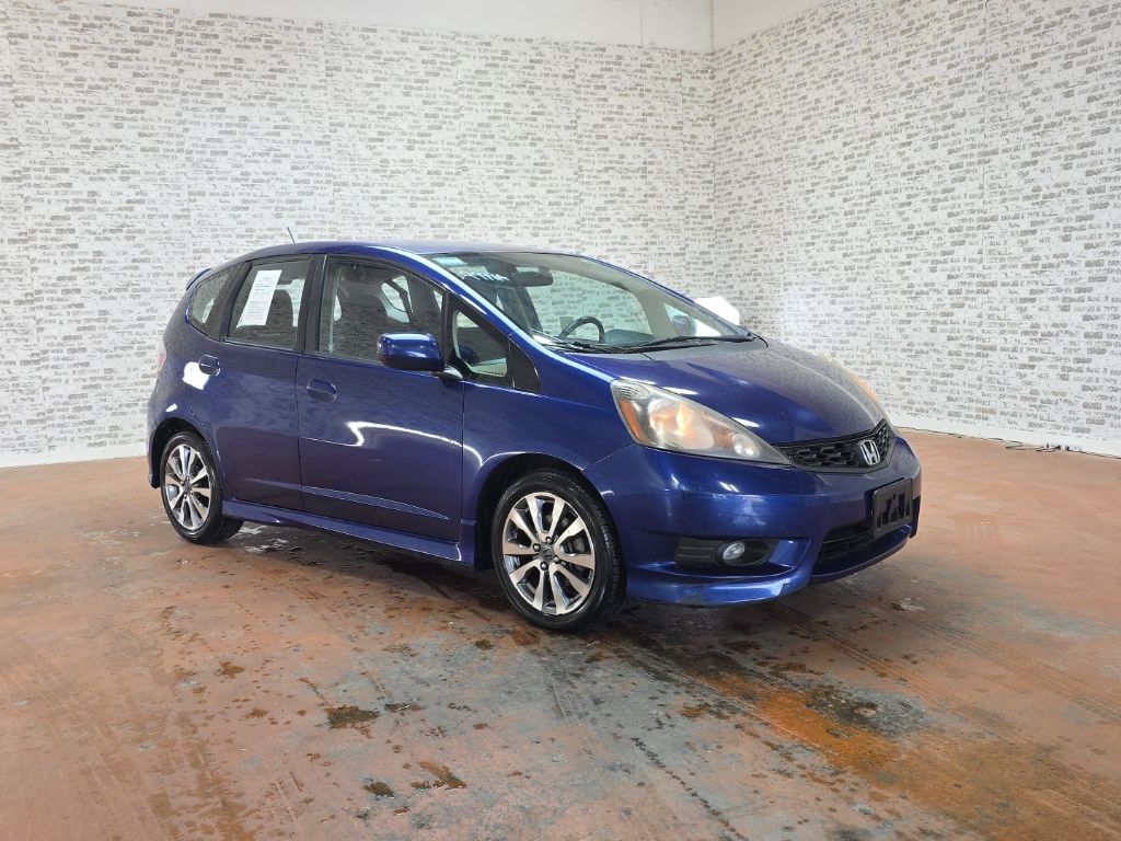 Blue 2013 Honda Fit Sport Hatchback Front-Wheel Drive 5-Speed Manual