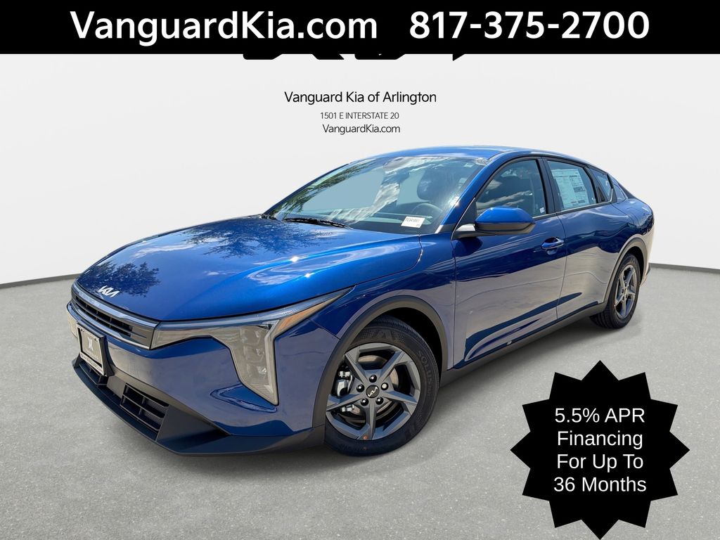 Deep Sea Blue 2026 Kia K4 Sedan Front-Wheel Drive Continuously Variable Transmission