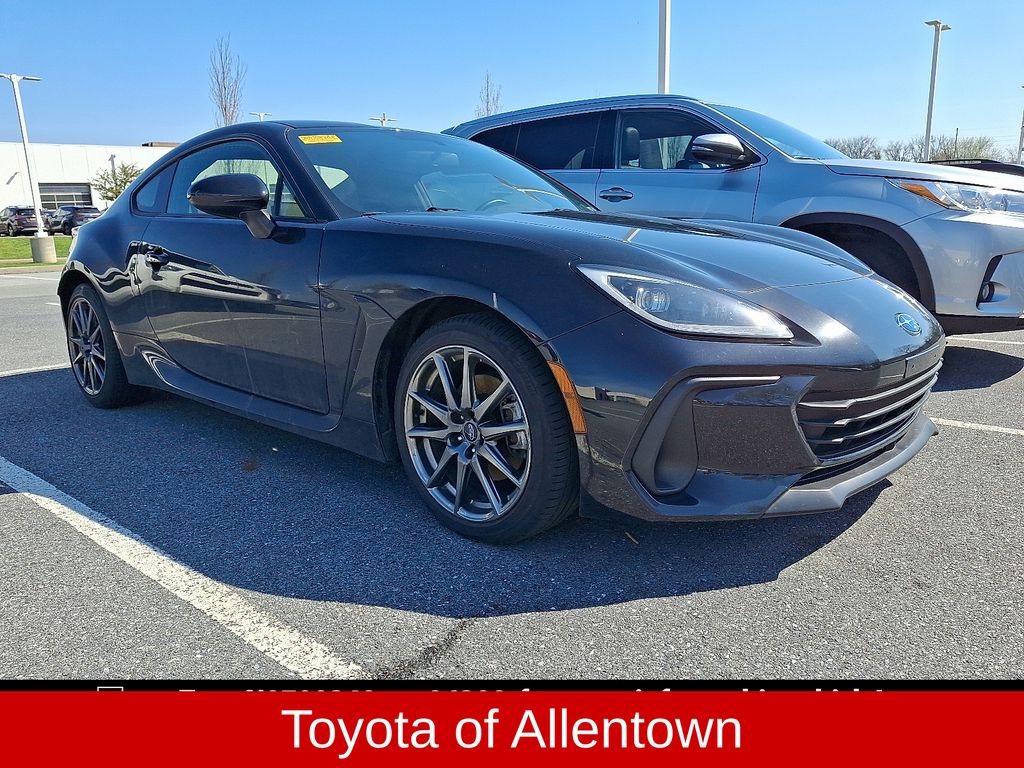Crystal Black Silica 2022 Subaru BRZ Premium RWD Coupe Rear-Wheel Drive 6-Speed Manual