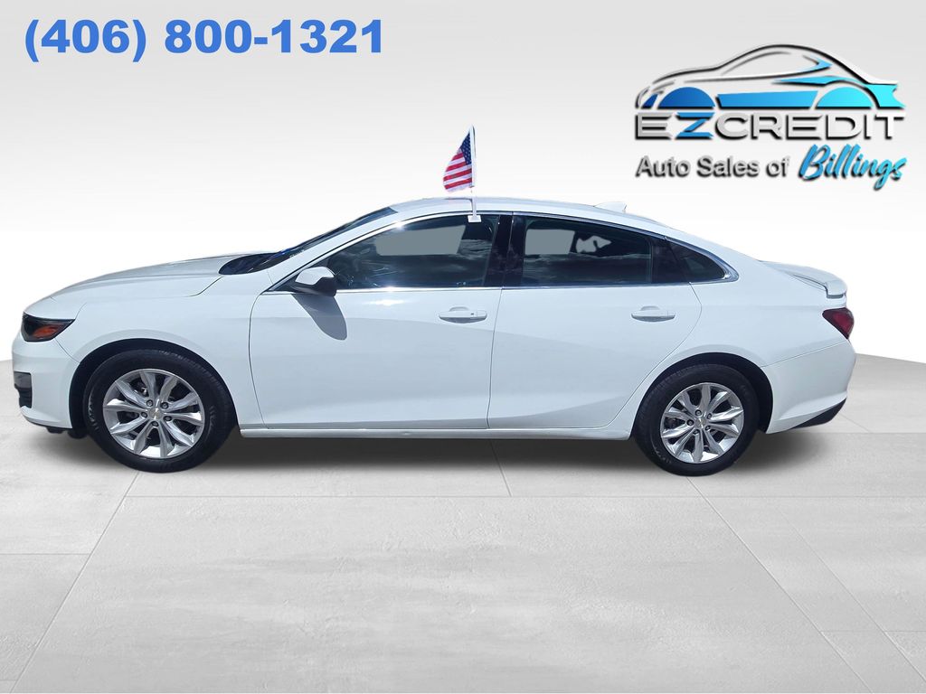 White 2022 Chevrolet Malibu LT FWD Sedan Front-Wheel Drive Continuously Variable Transmission