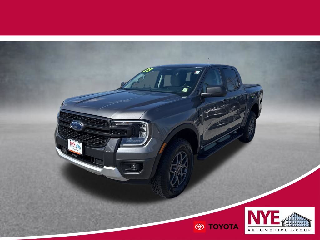Carbonized Gray Metallic 2025 Ford Ranger XLT SuperCrew 4WD Pickup Truck Four-Wheel Drive Automatic