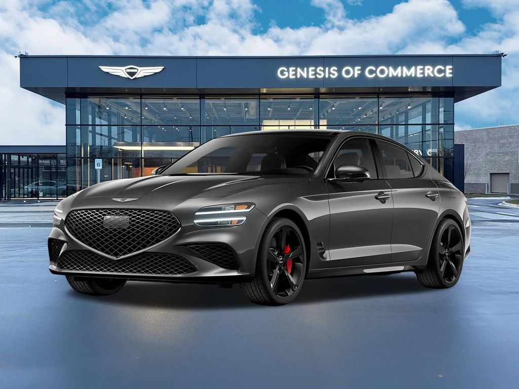Vatna Gray 2026 Genesis G70 3.3T Sport Prestige AWD Sedan All-Wheel Drive 8-Speed Automatic