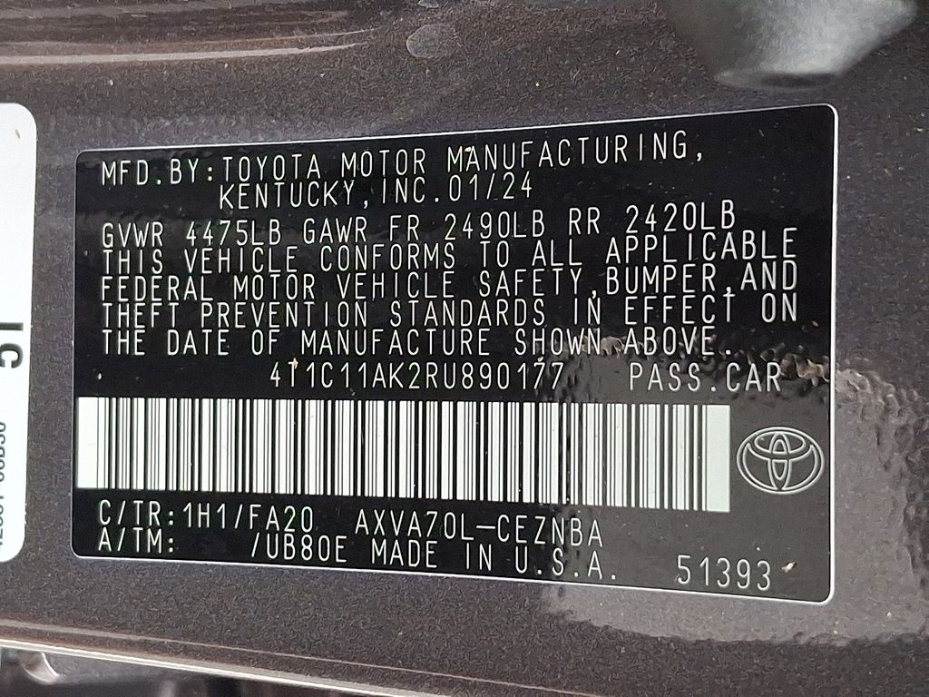 2024 Toyota Camry LE Gray at Rochrich Mazda