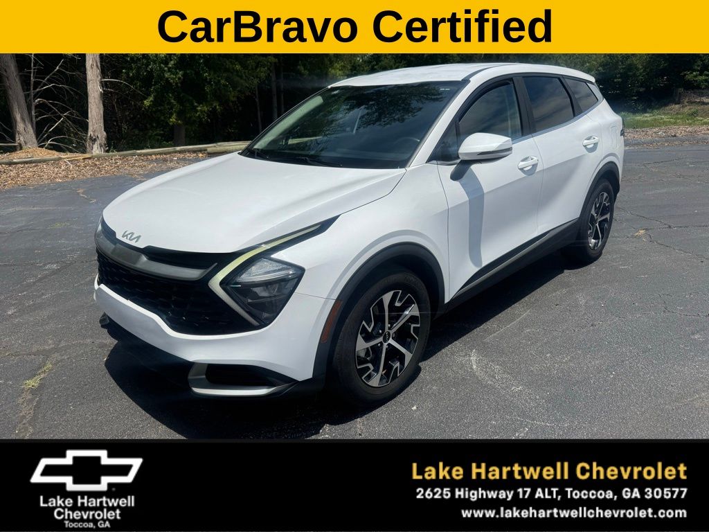 Glacial White Pearl 2023 Kia Sportage SUV / Crossover Front-Wheel Drive 8-Speed Automatic