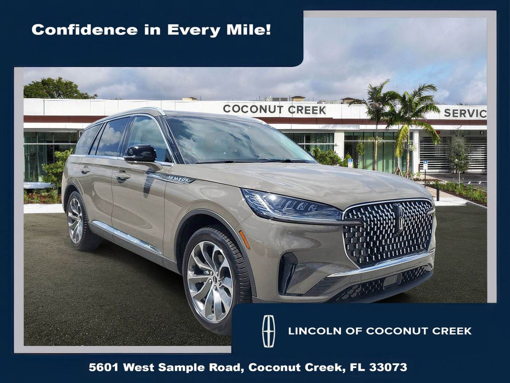 Harbor Gray 2025 Lincoln Aviator Reserve RWD SUV / Crossover Rear-Wheel Drive Automatic
