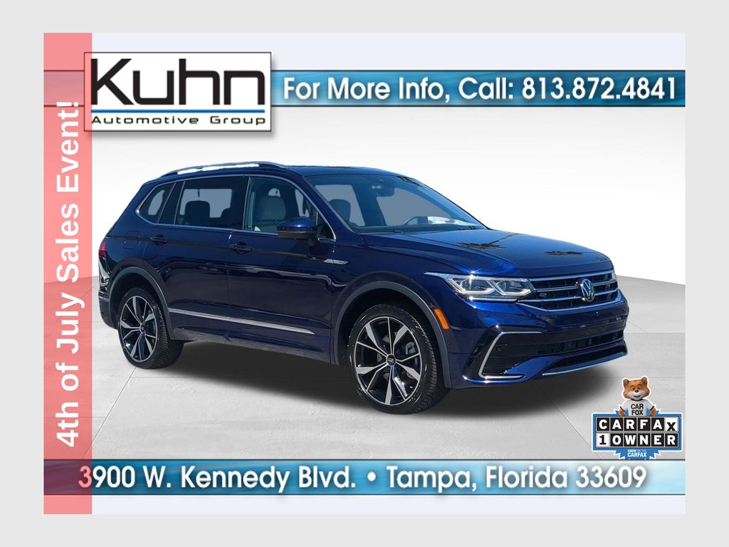 Atlantic Blue Metallic 2023 Volkswagen Tiguan SUV / Crossover All-Wheel Drive 8-Speed Automatic