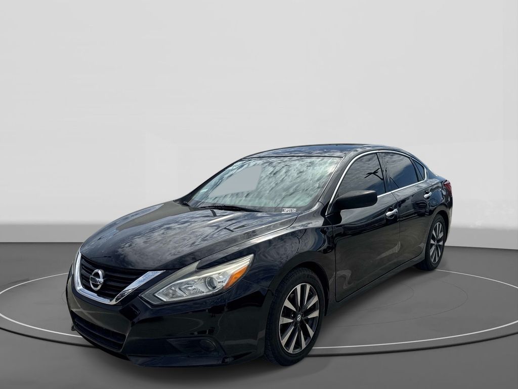 Super Black Clearcoat 2017 Nissan Altima 2.5 SV Sedan Front-Wheel Drive Continuously Variable Transmission