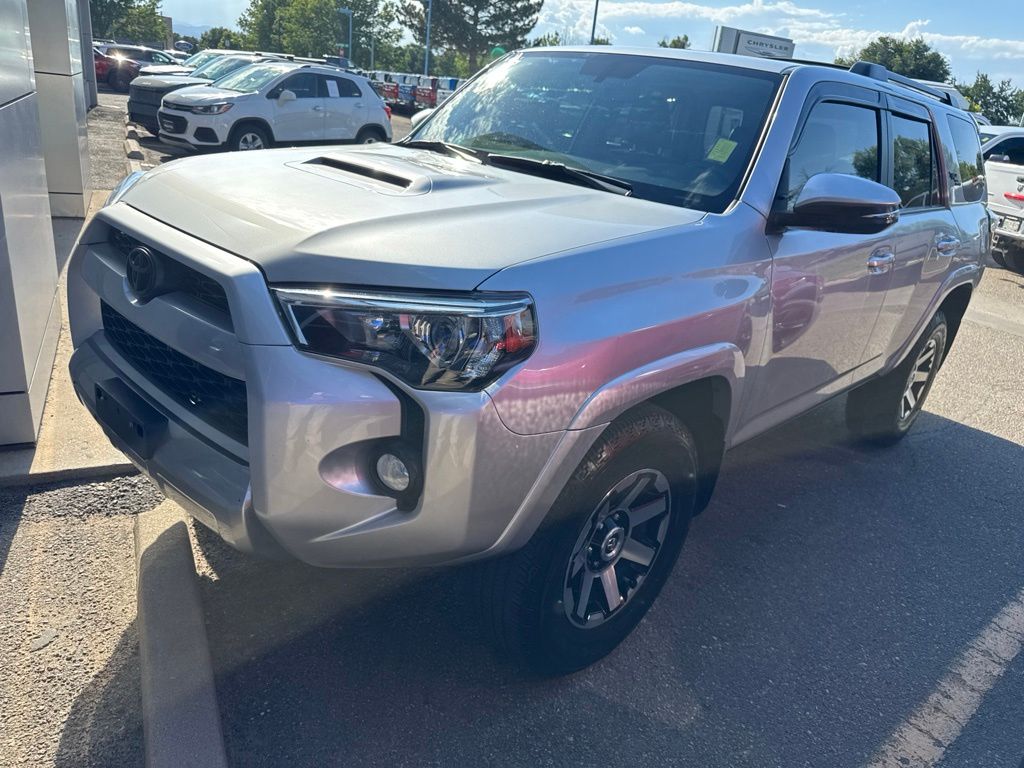 Classic Silver Metallic 2019 Toyota 4Runner SUV / Crossover Four-Wheel Drive 5-Speed Automatic Overdrive