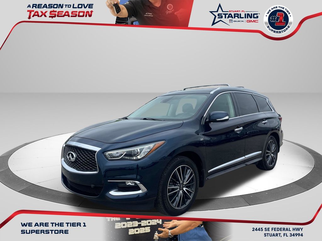 Hermosa Blue 2019 INFINITI QX60 Luxe FWD SUV / Crossover Front-Wheel Drive Continuously Variable Transmission
