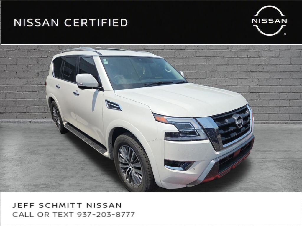Aspen White 2024 Nissan Armada SUV / Crossover Four-Wheel Drive 7-Speed Automatic