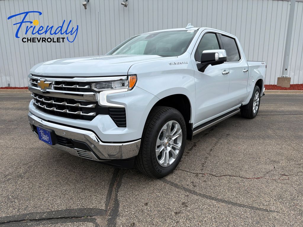 Polar White Tricoat 2026 Chevrolet Silverado 1500 Pickup Truck Four-Wheel Drive Automatic